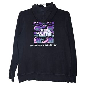 The North Face Women's Box NSE Pullover Black Hoodie Sweatshirt Size Small